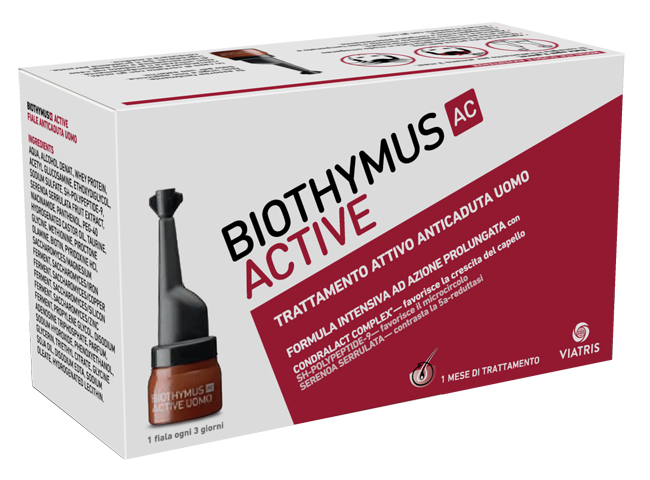 BIOTHYMUS AC ACTIVE TRATTAMENTO ATTIVO ANTICADUTA UOMO 10 FIALE 3,5 ML - Metafarm