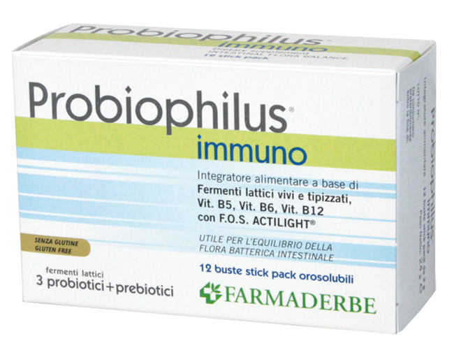 PROBIOPHILUS IMMUNO 12 BUSTE - Metafarm