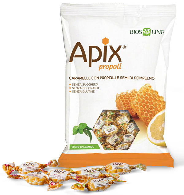 APIX PROPOLI CARAMELLA BALSAMICA 50 G BIOSLINE - Metafarm