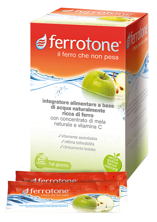 FERROTONE APPLE 28 SACCHETTI 25 ML - Metafarm