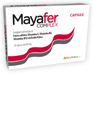 MAYAFER COMPLEX 20 CAPSULE BLISTER 10 G - Metafarm