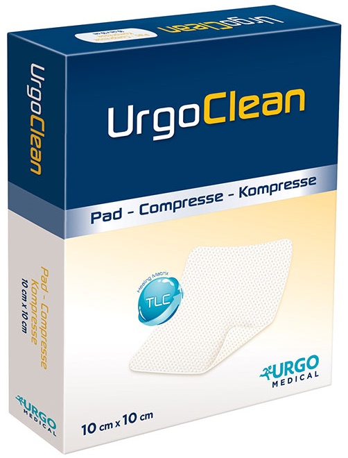 MEDICAZIONE TNT ASSORBENTE GELIFICANTE URGOCLEAN 15X15CM 10 PEZZI - Metafarm