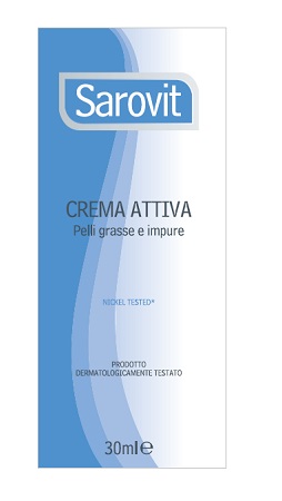 SAROVIT CREMA PELLI GRASSE/IMPURE 30 ML - Metafarm