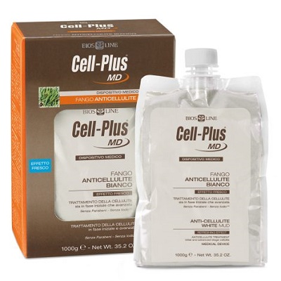 CELL PLUS MD FANGO BIANCO ANTICELLULITE EFFETTO FRESCO 1 KG - Metafarm
