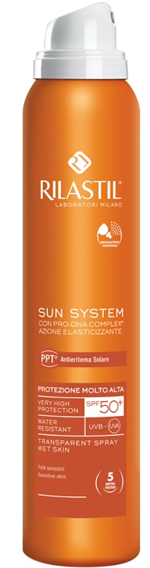 RILASTIL SUN SYSTEM PHOTO PROTECTION THERAPY SPF50+ TRANSPARENT SPRAY 200 ML - Metafarm
