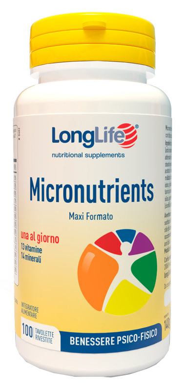 LONGLIFE MICRONUTRIENTS 100 TAVOLETTE RIVESTITE - Metafarm