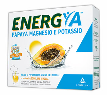 ENERGYA PAPAYA MAGNESIO POTASSIO 14 BUSTINE - Metafarm