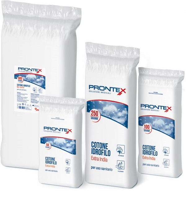 COTONE IDROFILO EXTRA INDIA PRONTEX 500 G - Metafarm