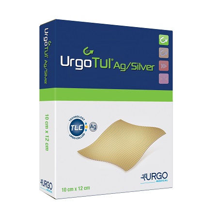 MEDICAZIONE STERILE URGOTUL AG/SILVER 10X12 CM 5 PEZZI - Metafarm