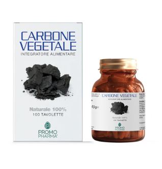 CARBONE VEGETALE 100 COMPRESSE - Metafarm