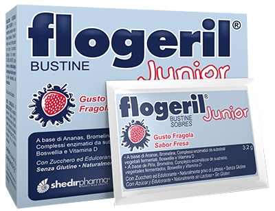 FLOGERIL JUNIOR FRAGOLA 20 BUSTINE - Metafarm