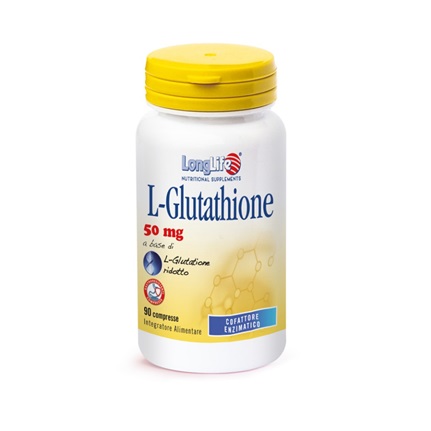 LONGLIFE L-GLUTATHIONE 50 MG 90 COMPRESSE - Metafarm