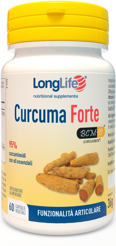 LONGLIFE CURCUMA FORTE 60 CAPSULE VEGETALI - Metafarm