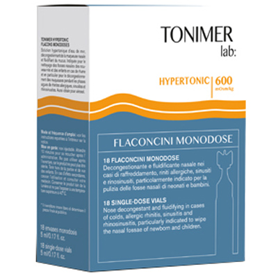 TONIMER LAB HYPERTONIC 18 FLACONCINI MONODOSE - Metafarm