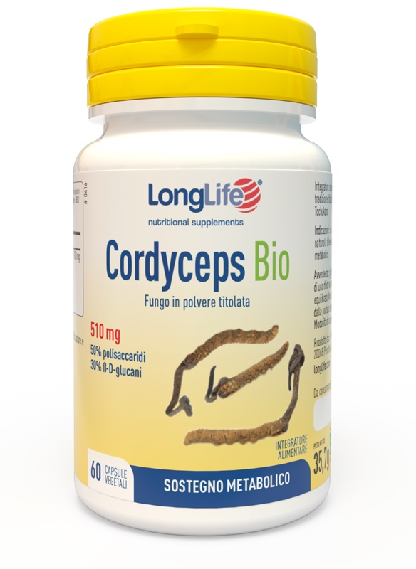 LONGLIFE CORDYCEPS BIO 60 CAPSULE - Metafarm