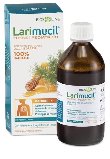 LARIMUCIL TOSSE PEDIATRICO 1+ SCIROPPO 175 ML CE 0426 230 G - Metafarm
