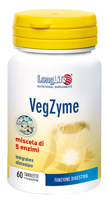 LONGLIFE VEGZYME 60 TAVOLETTE - Metafarm