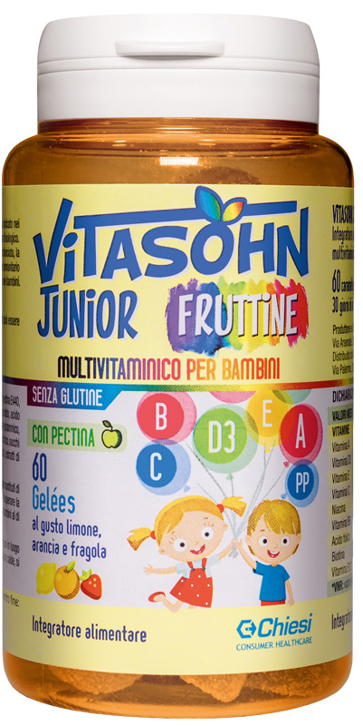 VITASOHN JUNIOR FRUTTINE 60 CARAMELLE - Metafarm