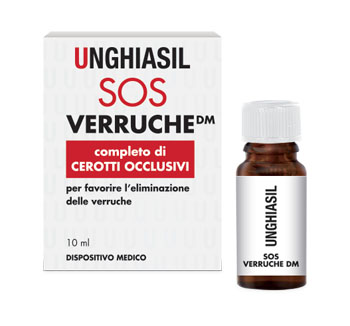 DISPOSITIVO MEDICO PER VERRUCHE IN FLACONE CON PENNELLINO 10 ML + 9 CEROTTI COPRIVERRUCA - Metafarm