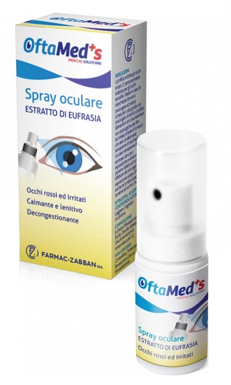 OFTAMED'S SPRAY OCULARE OCCHI ROSSI E IRRITATI ESTRATTO EUFRASIA 10 ML - Metafarm