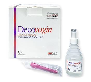 DECOVAGIN 5 FLACONI DA 100 ML + 5 CANNULE MONOUSO - Metafarm