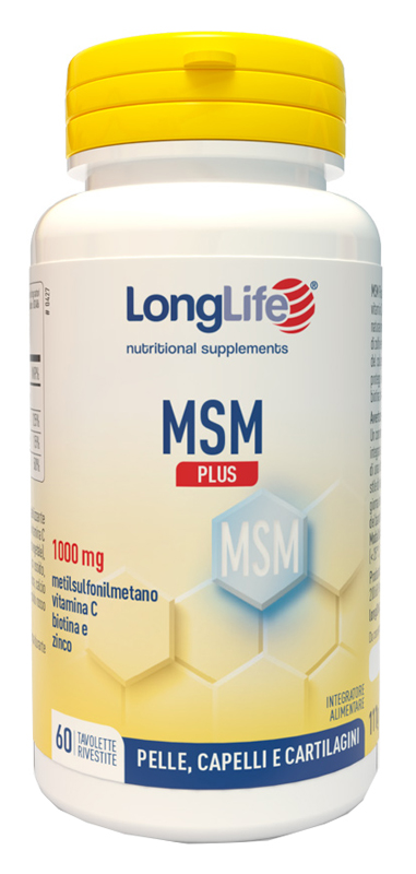 LONGLIFE MSM PLUS 60 TAVOLETTE RIVESTITE DA 1,85 G - Metafarm