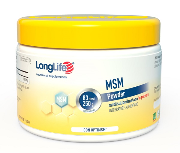 LONGLIFE MSM POWDER 250 G - Metafarm