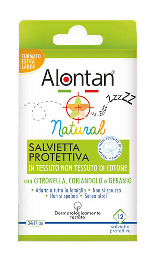 ALONTAN NATURAL SALVIETTA MONOUSO 12 PEZZI - Metafarm