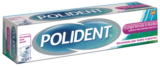 ADESIVO PROTESI DENTALI POLIDENT LUNGA TENUTA 70 G - Metafarm