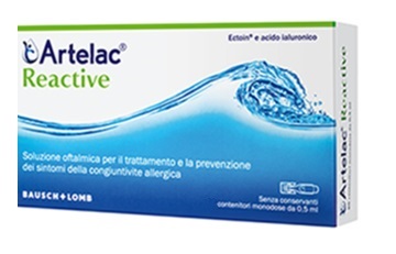 ARTELAC REACTIVE SOLUZIONE OFTALMICA MONODOSE 20 UNITA' DA 0,5 ML - Metafarm