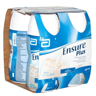 ENSURE PLUS VANIGLIA 4 BOTTIGLIE DA 200 ML - Metafarm