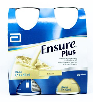 ENSURE PLUS BANANA 4 BOTTIGLIE DA 200 ML - Metafarm