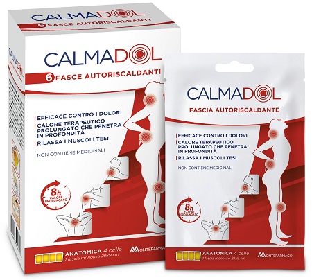 CALMADOL FASCIA RISCALDANTE PACK 6 PEZZI - Metafarm