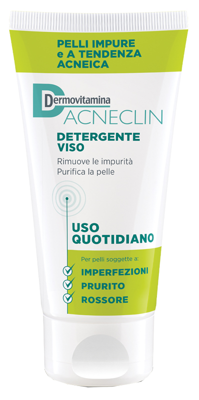 DERMOVITAMINA ACNECLIN DETERGENTE VISO USO QUOTIDIANO 200 ML - Metafarm
