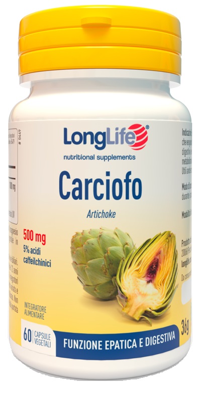 LONGLIFE CARCIOFO 60 CAPSULE VEGETALI - Metafarm