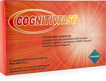 COGNITIVFAST 20 CAPSULE GASTRORESISTENTI DA 600 MG - Metafarm