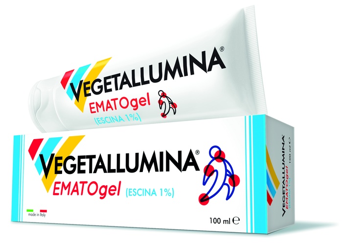 VEGETALLUMINA EMATOGEL ESCINA 1% 100 ML - Metafarm