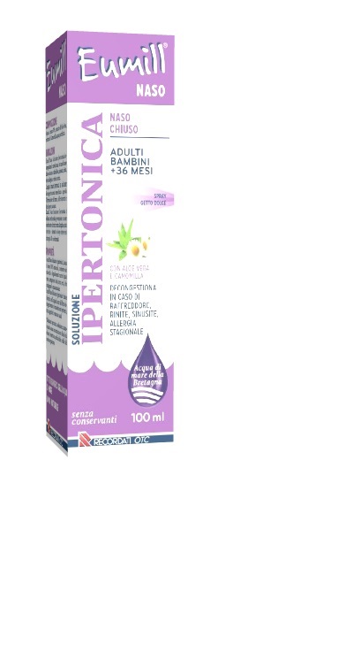EUMILL NASO SPRAY SOLUZIONE IPERTONICA 100 ML - Metafarm