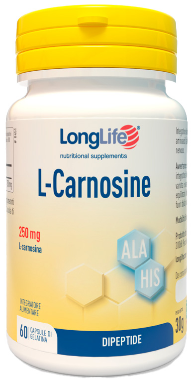 LONGLIFE L-CARNOSINE 60 CAPSULE - Metafarm