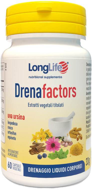 LONGLIFE DRENAFACTORS 60 CAPSULE - Metafarm