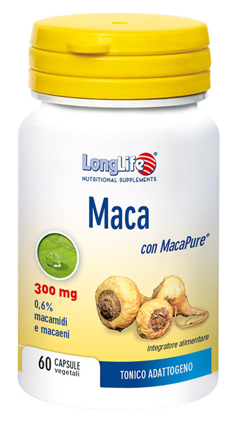 LONGLIFE MACA 60 CAPSULE VEGETALI DA 550 MG - Metafarm
