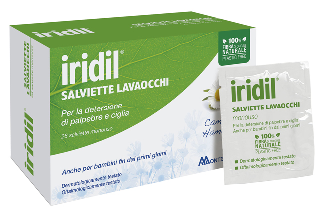IRIDIL SALVIETTINE LAVAOCCHI 28 PEZZI - Metafarm