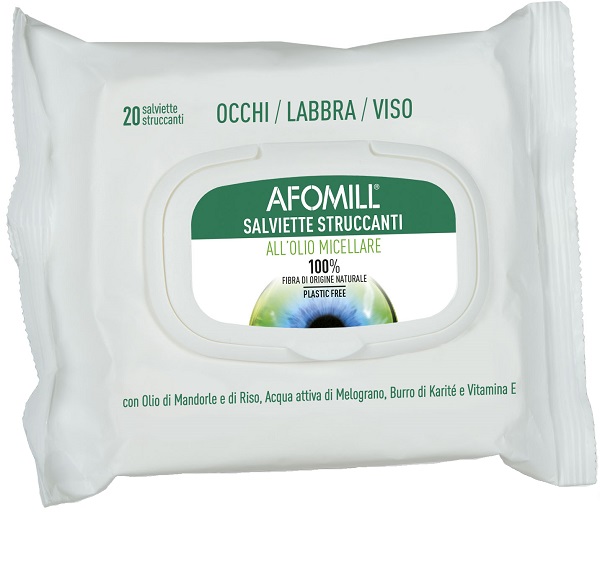 AFOMILL SALVIETTINE STRUCCANTI OLIO MICELLARE - Metafarm