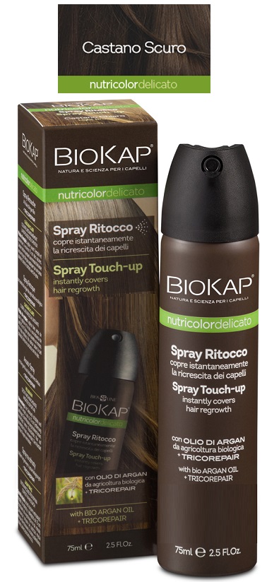 BIOS LINE BIOKAP NUTRIDEL SPRAY RITOCCO CASTANO SCURO 75 ML - Metafarm
