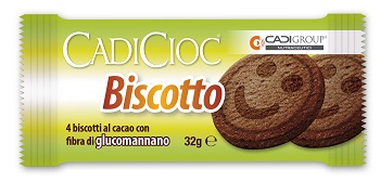 CADICIOC BISCOTTO CACAO 4 PEZZI 8 G - Metafarm