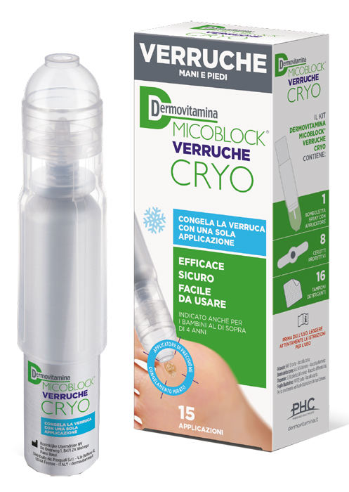 DERMOVITAMINA MICOBLOCK VERRUCHE CRYO SPRAY 38 ML - Metafarm