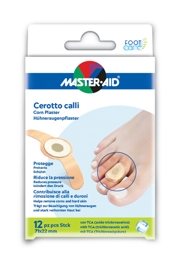 CEROTTO CALLIFUGO MASTER-AID FOOTCARE 71X22 MM 12 PEZZI B2 - Metafarm