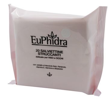 EUPHIDRA SALVIETTINE STRUCCANTI 20 PEZZI - Metafarm