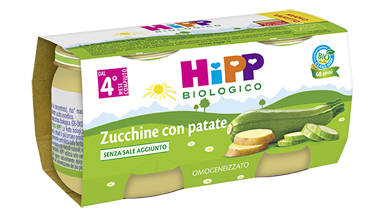 HIPP BIO HIPP BIO OMOGENEIZZATO ZUCCHINE CON PATATE 2X80 G - Metafarm