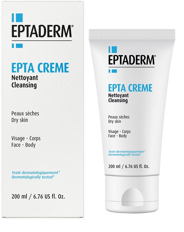 EPTADERM EPTA CREME DETERGENTE PELLI SECCHE VISO CORPO 200 ML - Metafarm